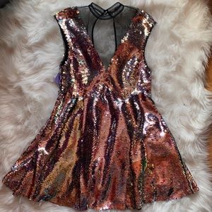 Free people dance till dawn sequin dress